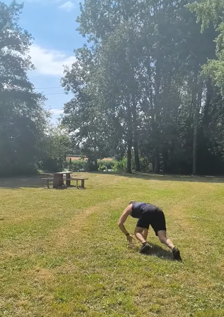 Outdoor ground movement practice